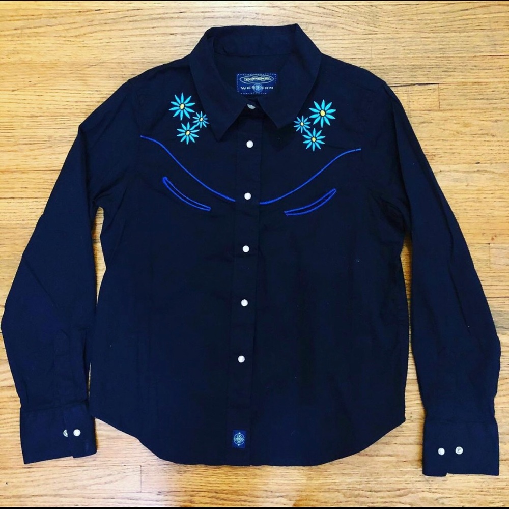 Vintage 90s Cowgirl top. Super cute!